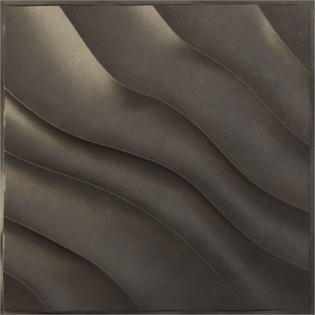 19 5/8in. W X 19 5/8in. H Modern Wave EnduraWall Decorative 3D Wall Panel, Total 32.04 Sq. Ft., 12PK